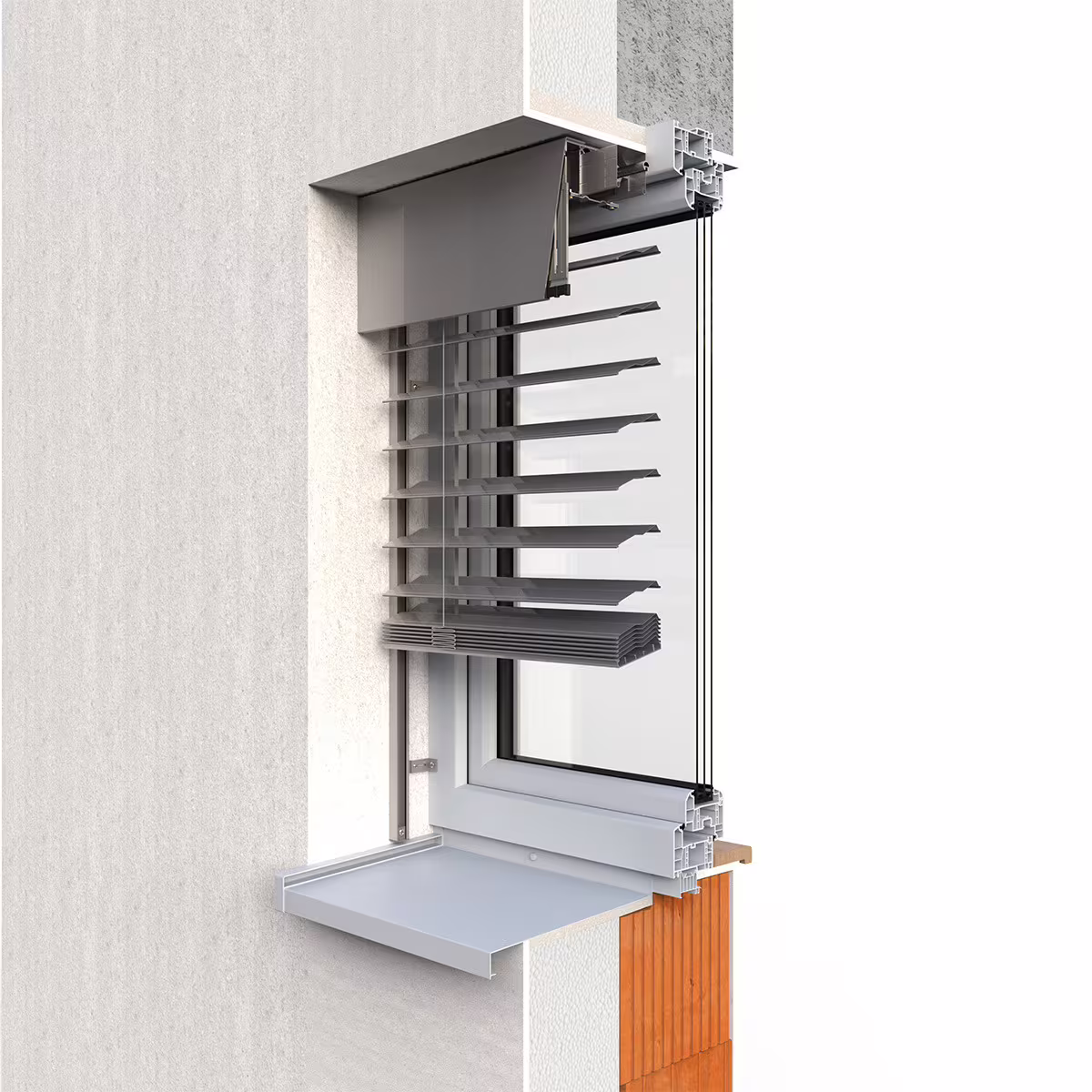 Montáž s&nbsp;krytem z&nbsp;hliníkového plechu