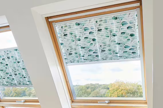 Střešní plisé žaluzie