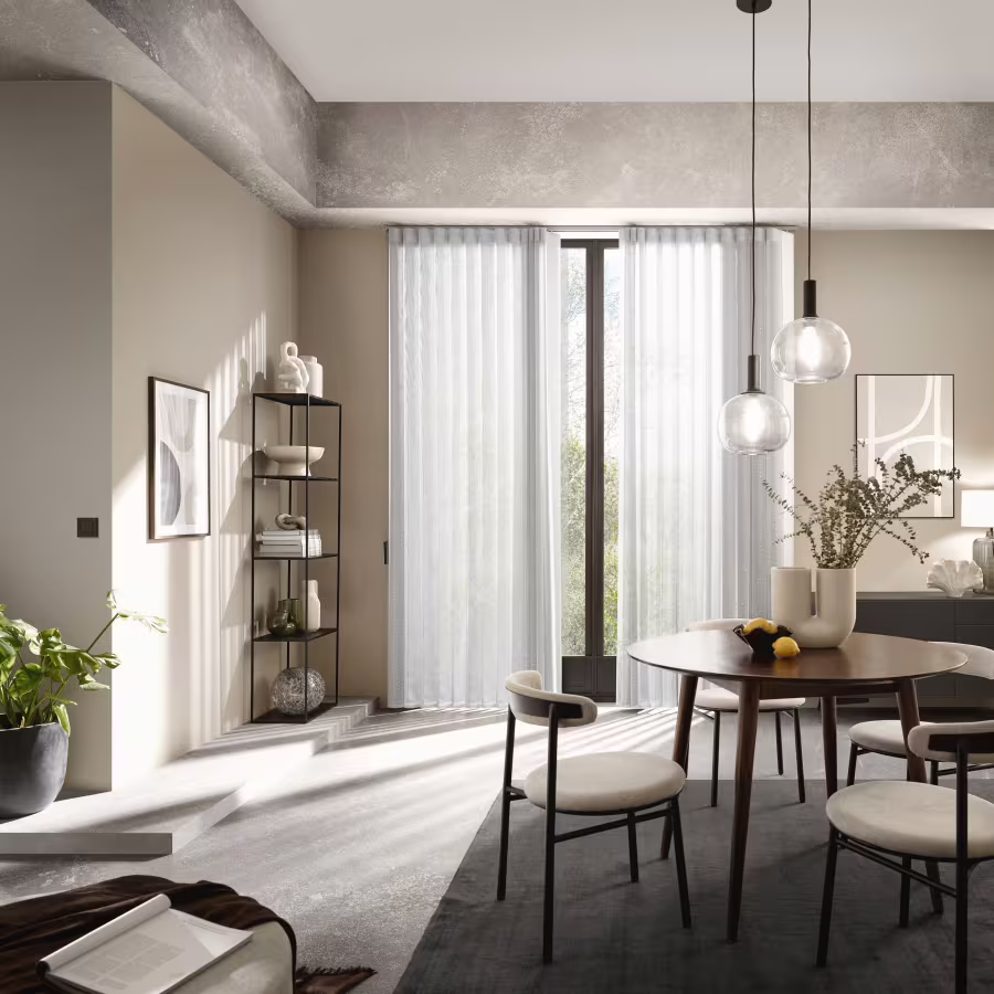 Záclonové žaluzie Softshade