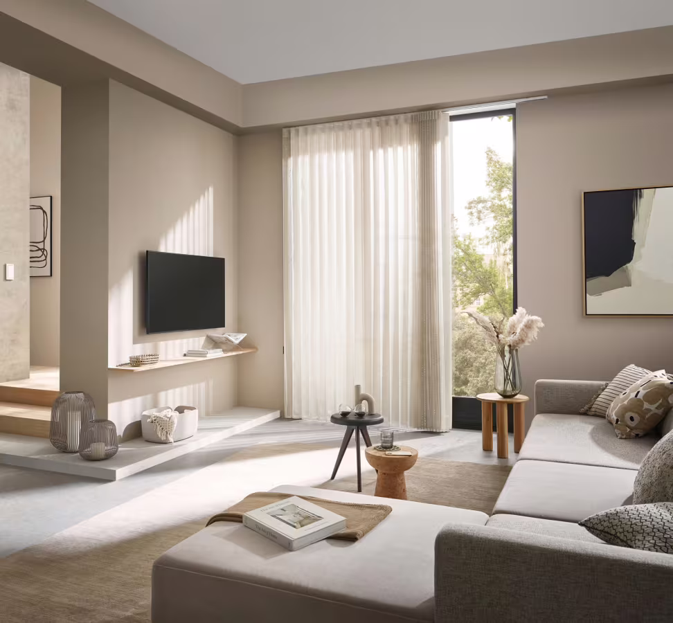 Záclonové žaluzie Softshade