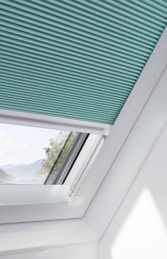 Střešní plisé žaluzie