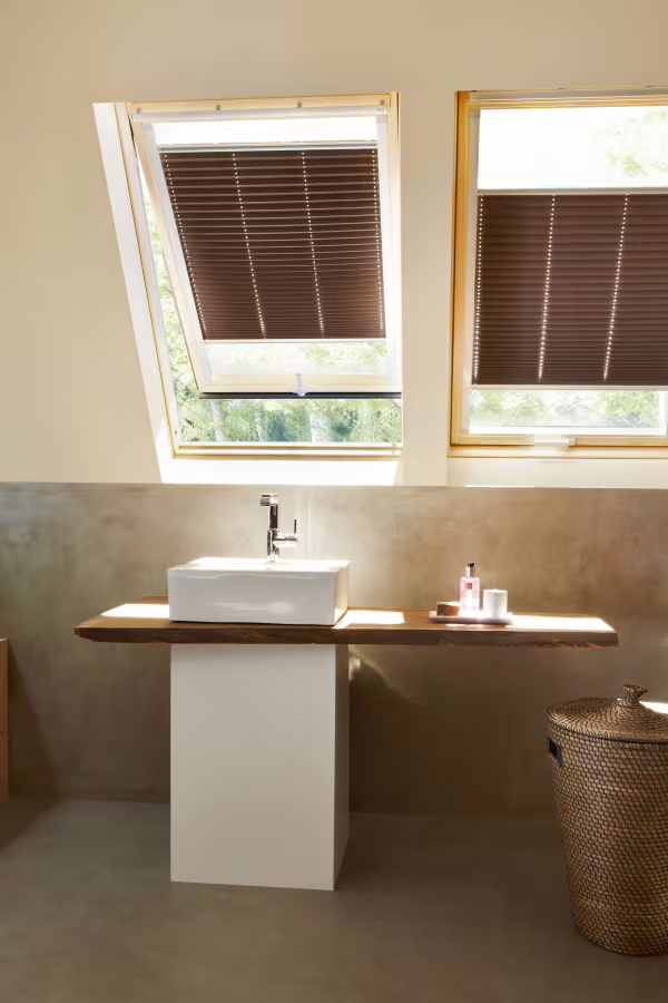 Střešní plisé žaluzie