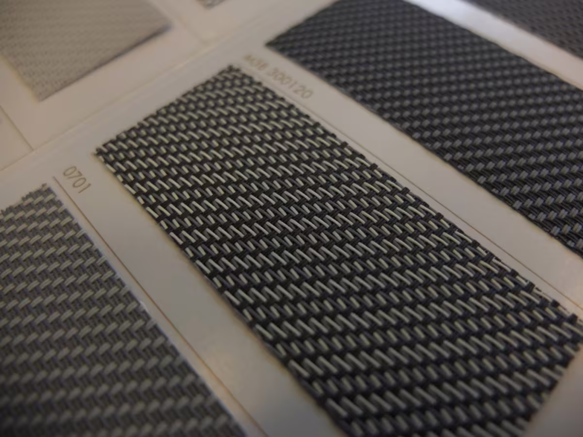 Vzorníky screenové žaluzie