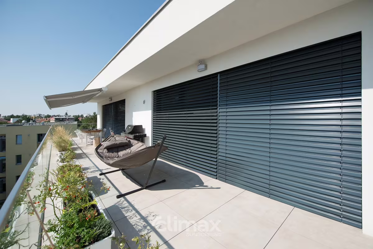 Venkovní žaluzie - lamela ve tvaru Z 90 (Z 70)