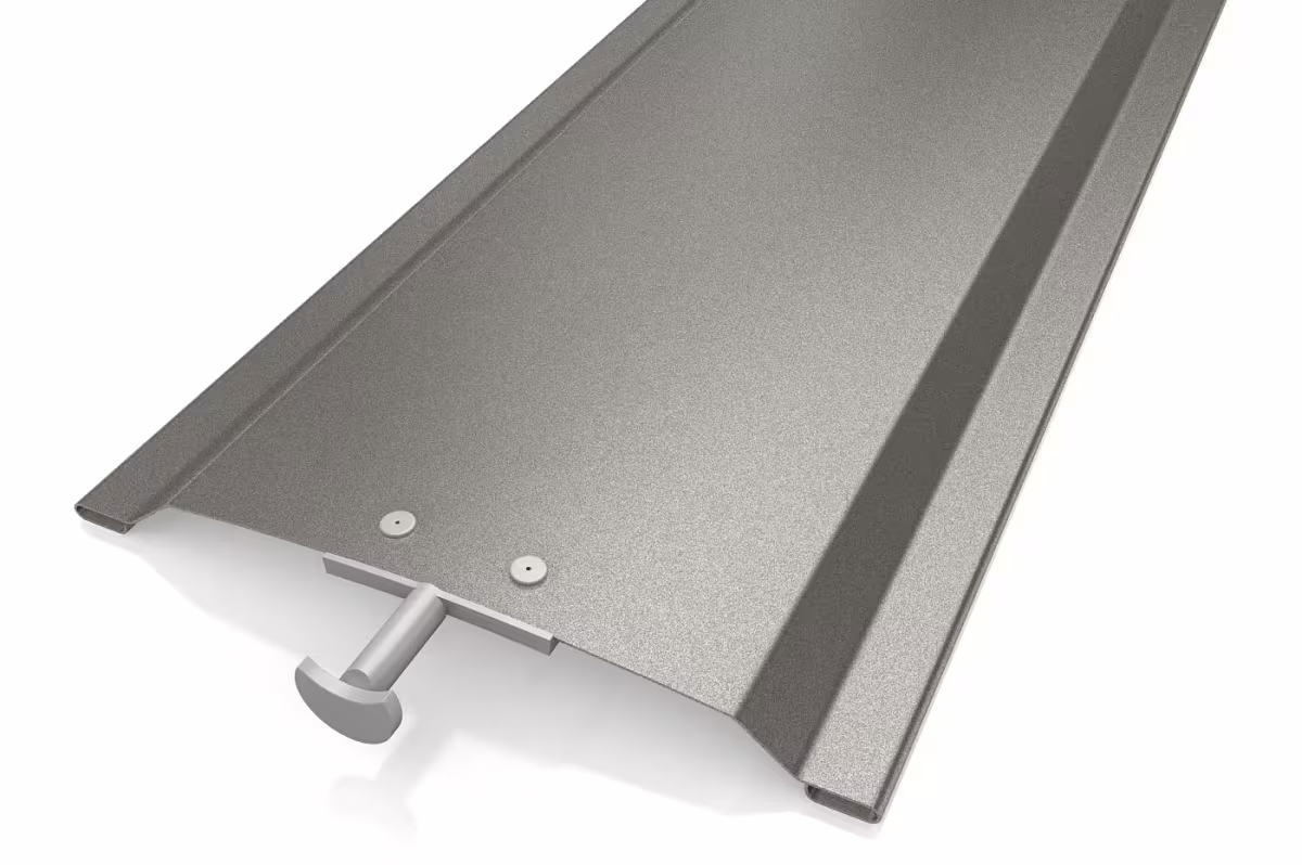 Venkovní žaluzie - lamela ve tvaru T