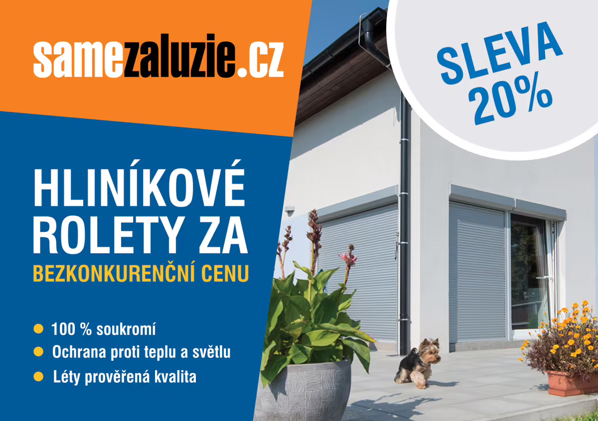Hliníkové rolety za bezkonkurenční cenu