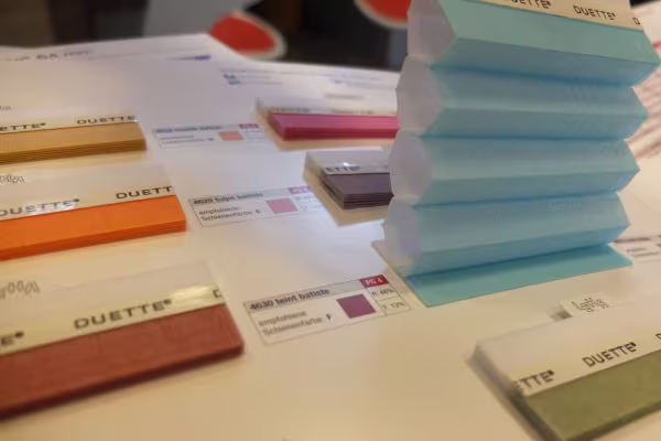 Vzorníky Plisé DUETTE®