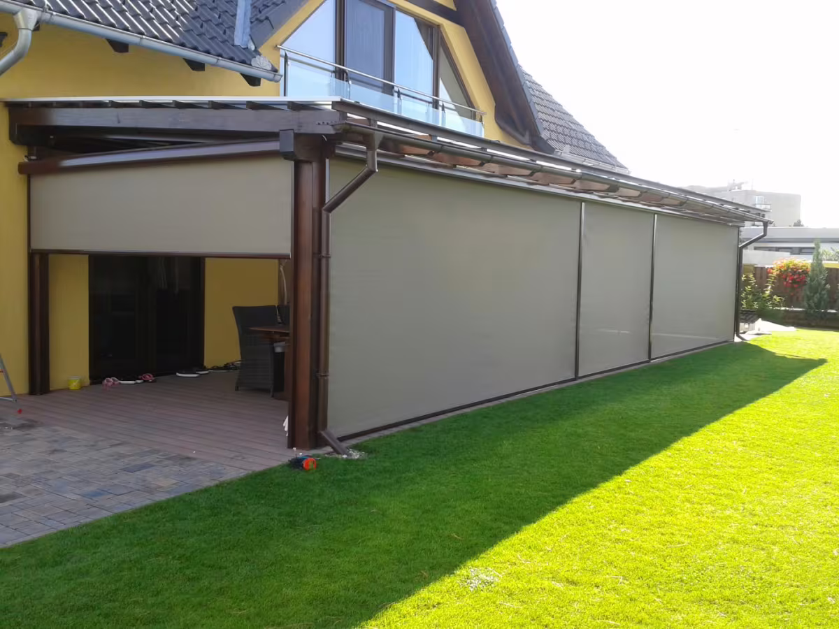 Reference - realizované žaluzie, markýzy, rolety a pergoly