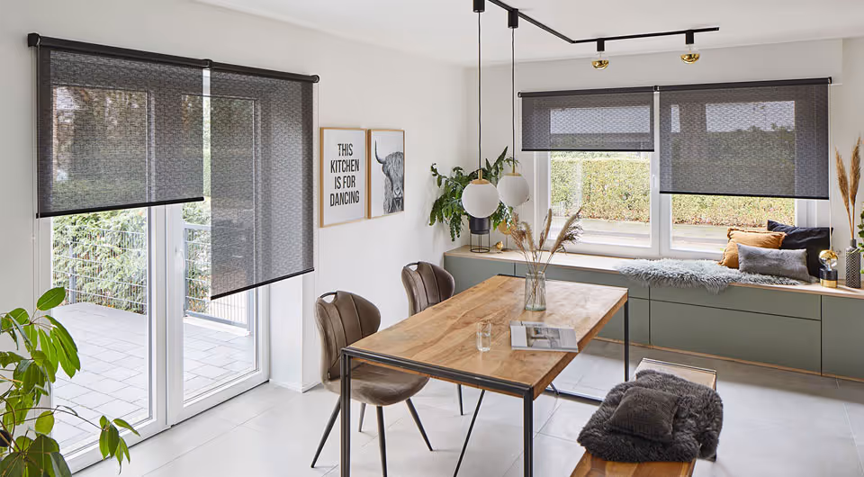 Exkluzivní zastínění od firmy Erfal v moderním interiéru